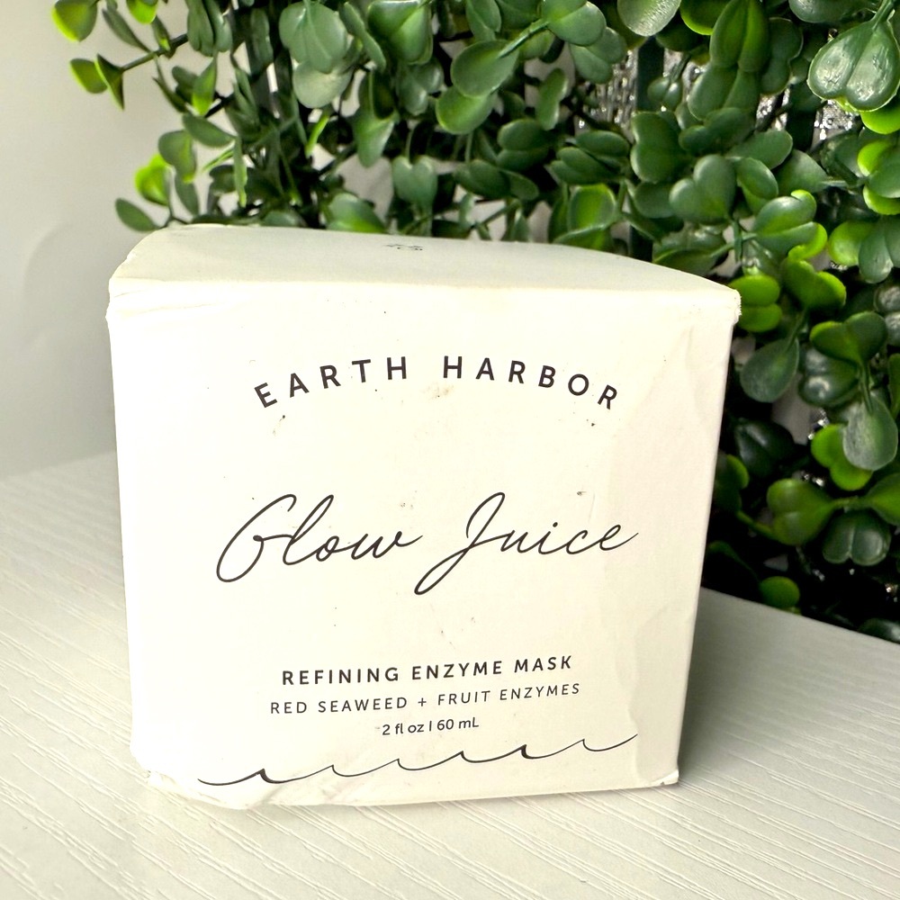 NEW Earth Harbor Glow Juice Refining Enzyme Mask 2 ounces